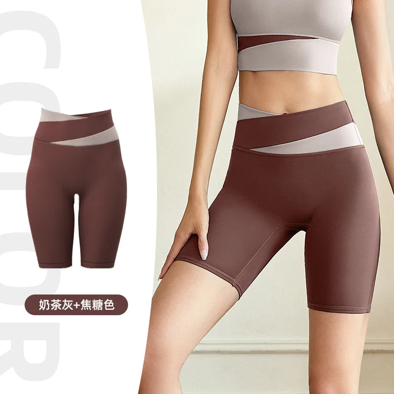 

New Spandex Amplify Short Seamless Amplify Shorts Women Soft Workout Tights Fitness Outfits Yoga Pants Gym Wear