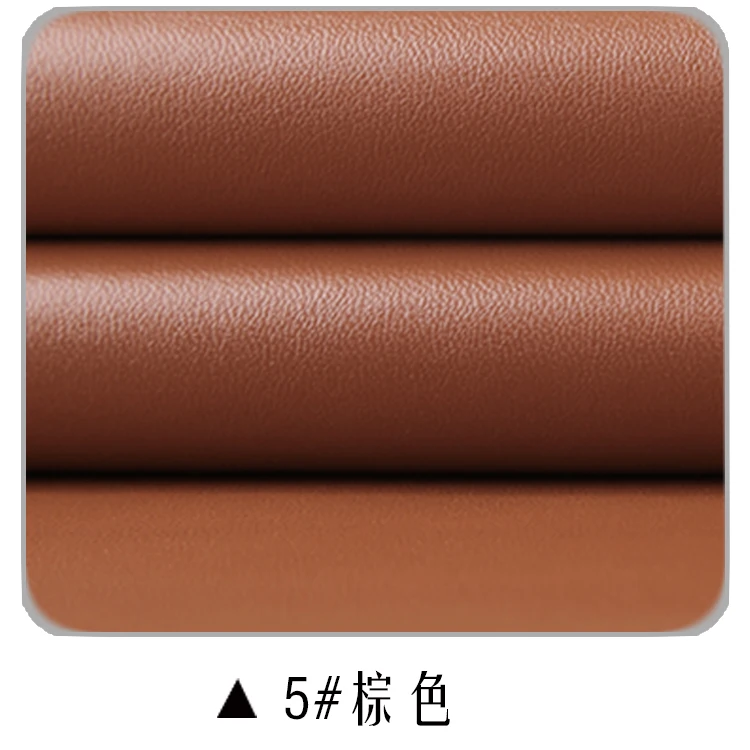 

Soft Bag Fine Grain Thick Imitation Leather Soft Color Decoration Plain Grain Whole Sale Leather Sewing