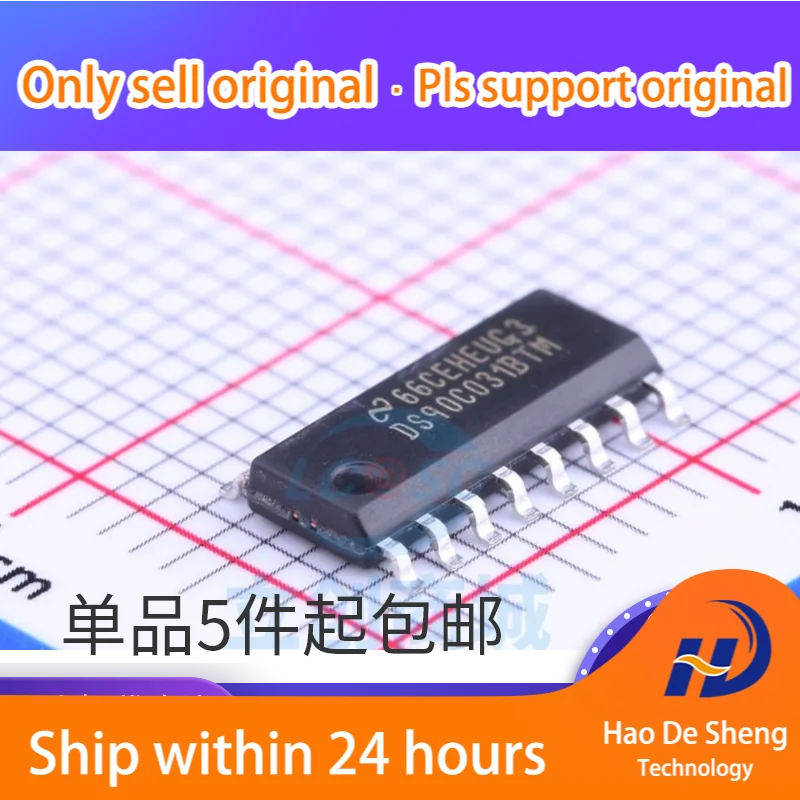

10 шт./партия DS90C031BTM DS90C031 SOP16 новая Оригинальная фотография
