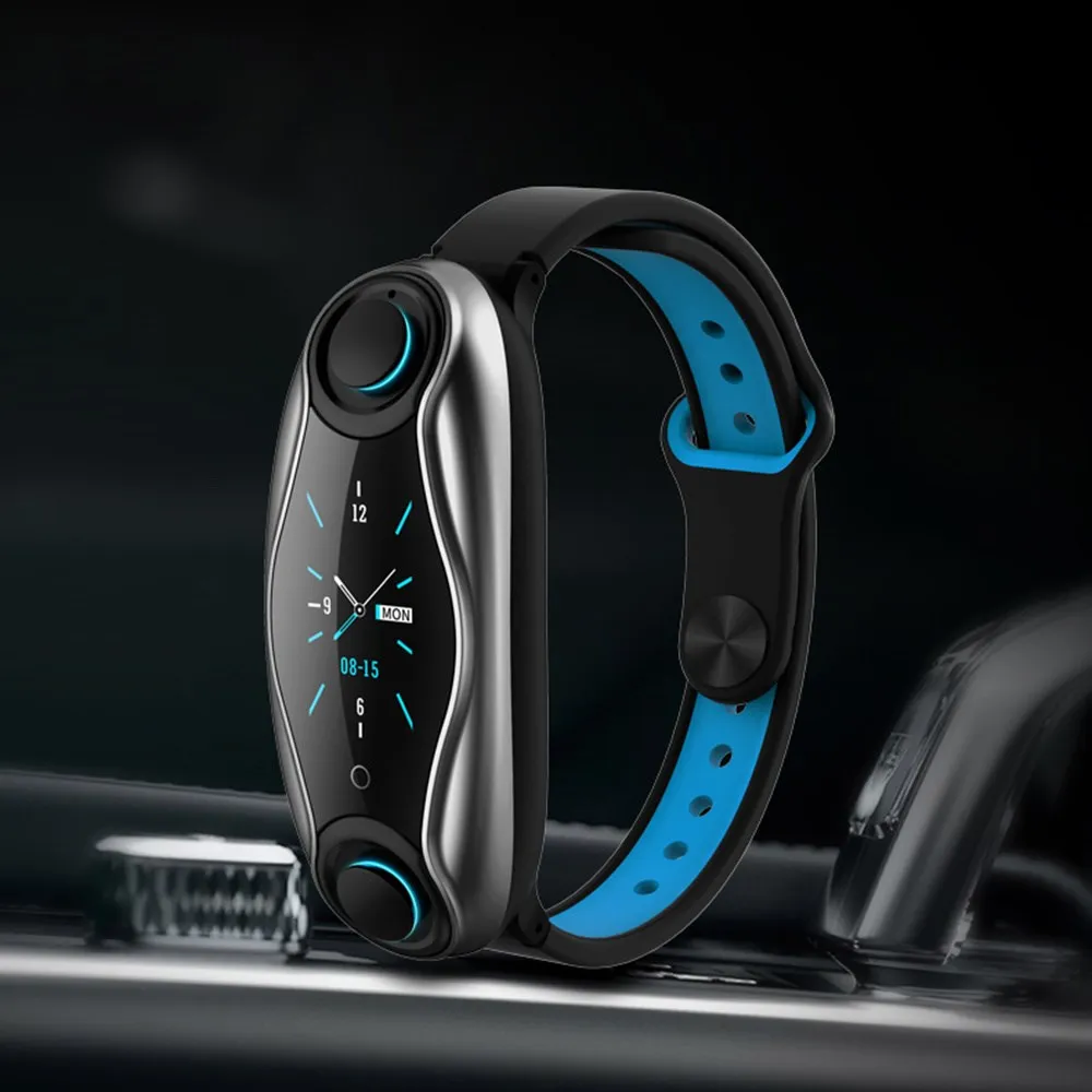 2022 Bluetooth Earphone TWS headset Smart Watch Siri Fitness Bracelet Health Tracker Multi-Sport Watch for phone music play T90 enlarge
