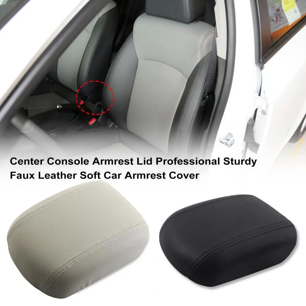 

Center Console Armrest Lid Professional Sturdy Faux Leather Soft Car Armrest Cover 96931638 Compatible with Chevrolet Cruze 09-1