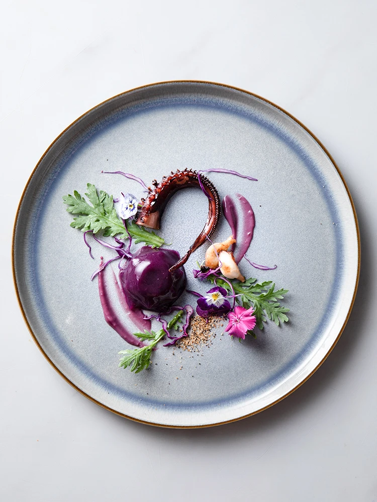 

Ceramic Dinner Plates Nordic Creative Minimalist Home Steak Dinner Plate Fruit Tray Tableware Talerze Obiadowe Dinnerware BC50CP