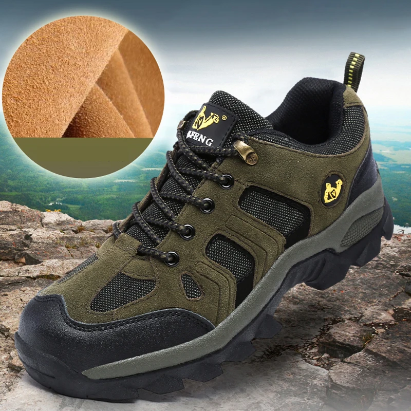 Xiaomi SALUDAS Women Outdoor Sports Hiking Shoes Men Mountain Climbing Sneakers Fur Warm Couple Trail Hiking Shoes Male Sneakers