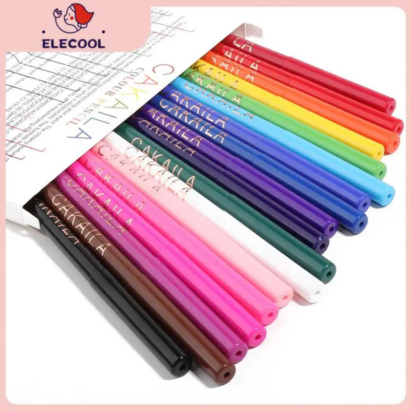 

18pcs Colorful Eyeliner Set Long Lasting No Smudging Quick Drying Waterproof Blue Green Yellow White Eye Liner Makeup TSLM1