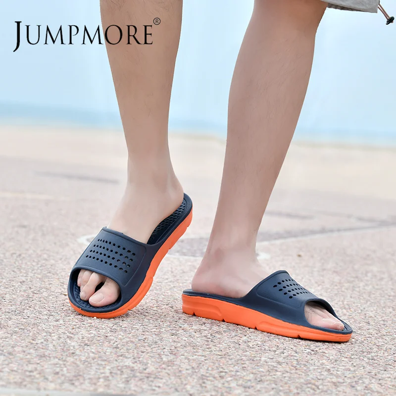

Jumpmore Summer Shoes Outdoor Holiday Eva Soft Comfortable Slippers Men Casual Flat Shoes Plus Size 40-50