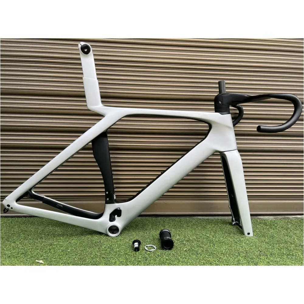 

2023 SLR AXS Road Carbon Frame Speed Bike Frames T47 Disc Brake Racing Bicycle Frameset + Handlebar Custom Logo XDB DPD UPS Ship