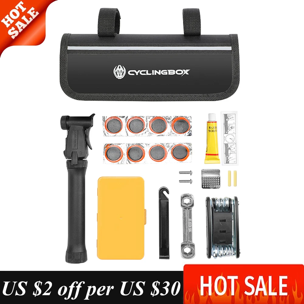 

Многофункциональный набор инструментов для ремонта велосипедных шин, резиновая портативная измерительная линейка, Аксессуары для велосип...