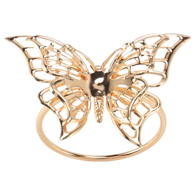 

Набор колец для салфеток из 4 предметов золотистого цвета