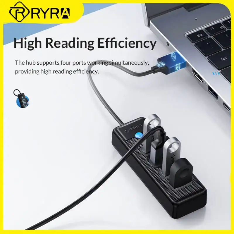 

RYRA 5Gbps USB 3.0 Hub High Speed Multi Splitter 4 Ports OTG Adapter Mutifunctional Extender Expansion Dock Computer Accessories