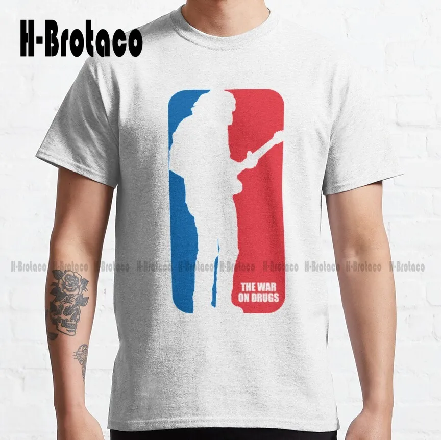 

Классическая трендовая женская футболка с изображением гитары на наркотиках, хлопковые уличные простые винтажные повседневные футболки