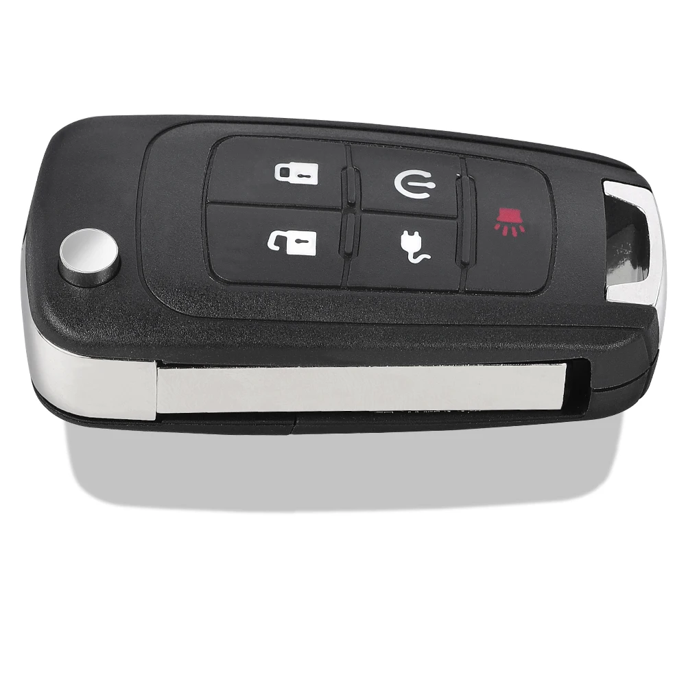 Keyecu для Chevrolet Volt 2011 2012 2013 2014 2015 Smart Flip Remote Автомобильный брелок 315 МГц с чипом ID46 FCC ID: