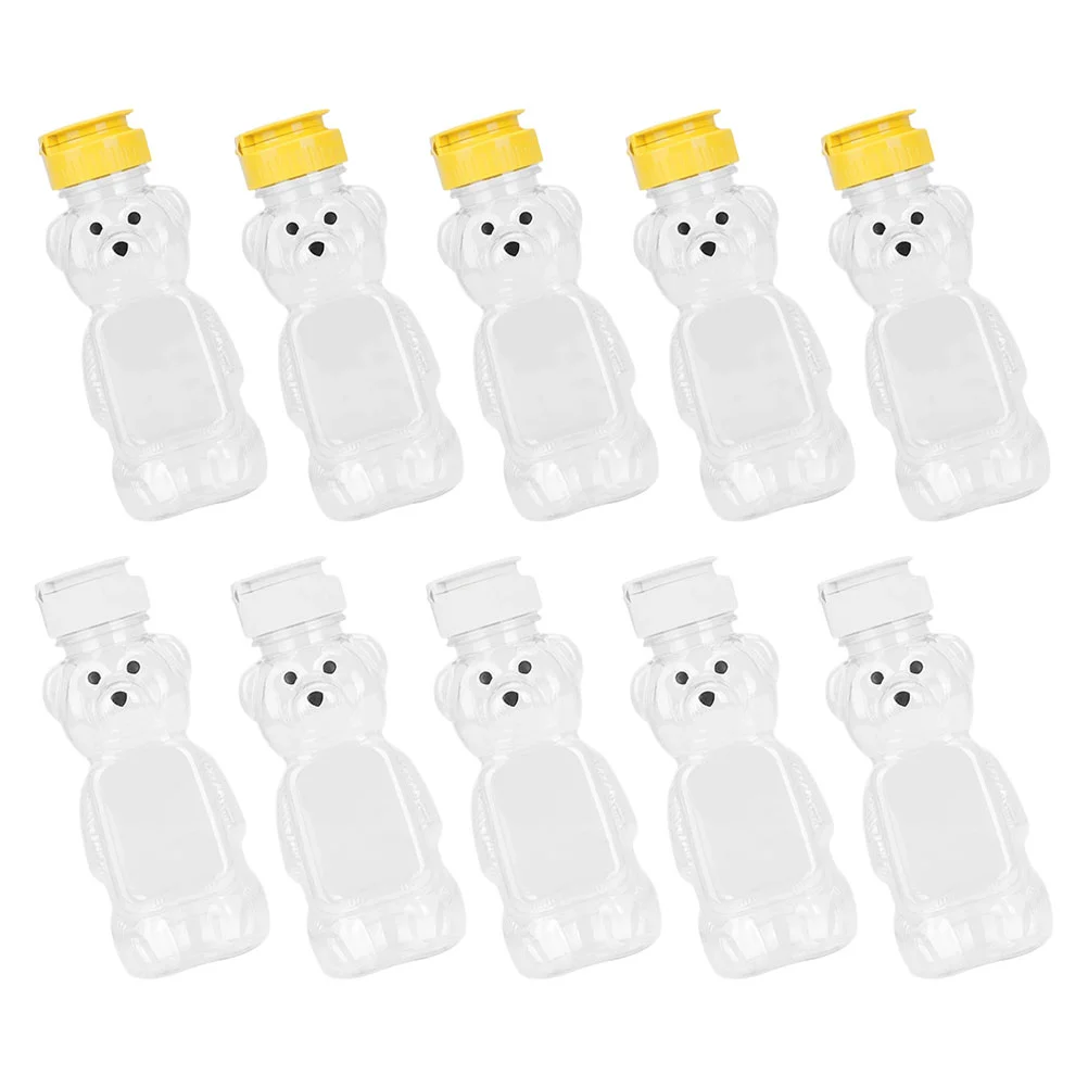 

10 шт., прозрачные медвежонки для бутылок