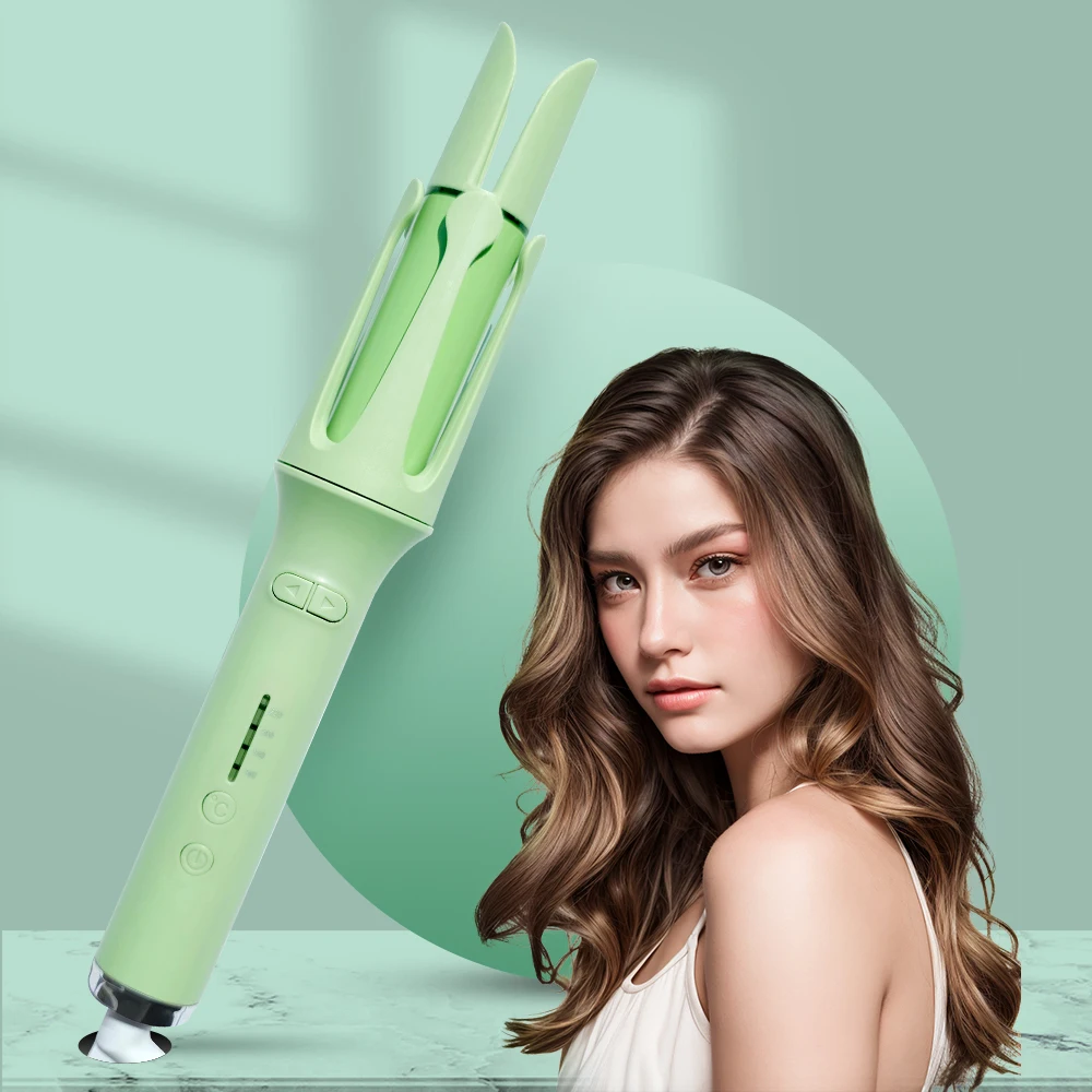 Автоматические Щипцы Для Завивки Волос 32 Мм Вращающийся Анионовый Электрический