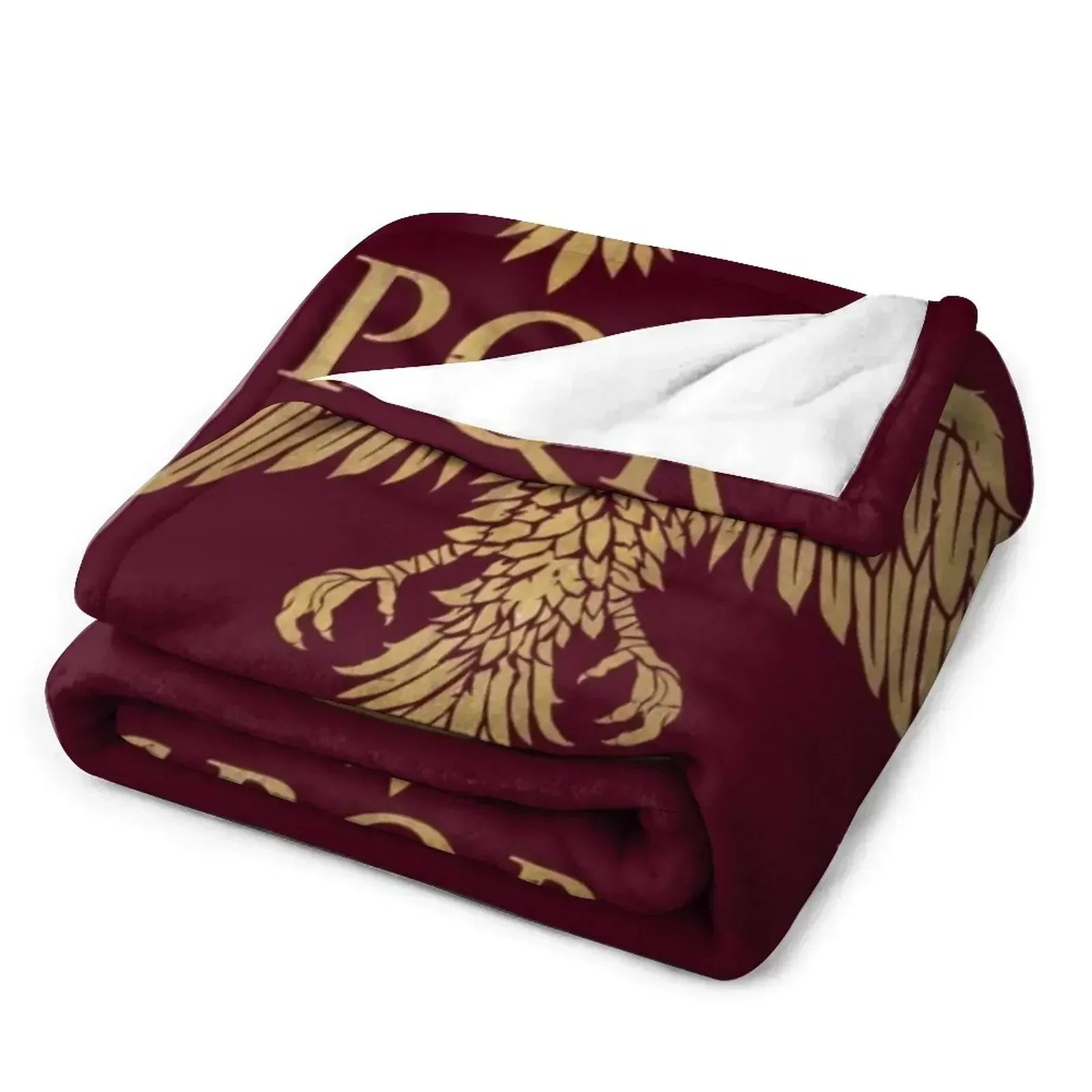 Senatus Populusque Romanus - эмблема орла V01 одеяло зимние постельные кровати клетчатые