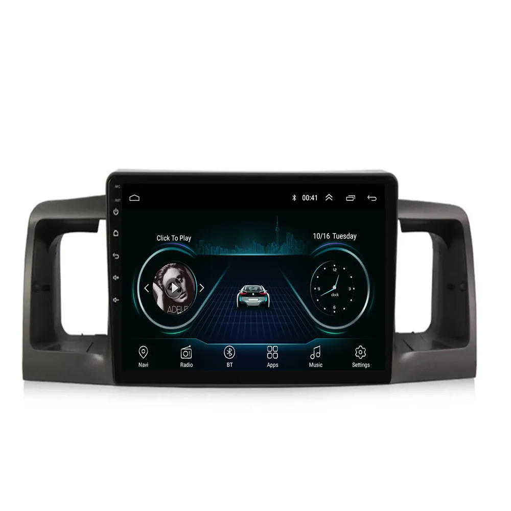 

8G 128G 2 din Android 12 car radio For Toyota Corolla E120 BYD F3 2din stereo receiver navigation auto audio dvd player gps SWC