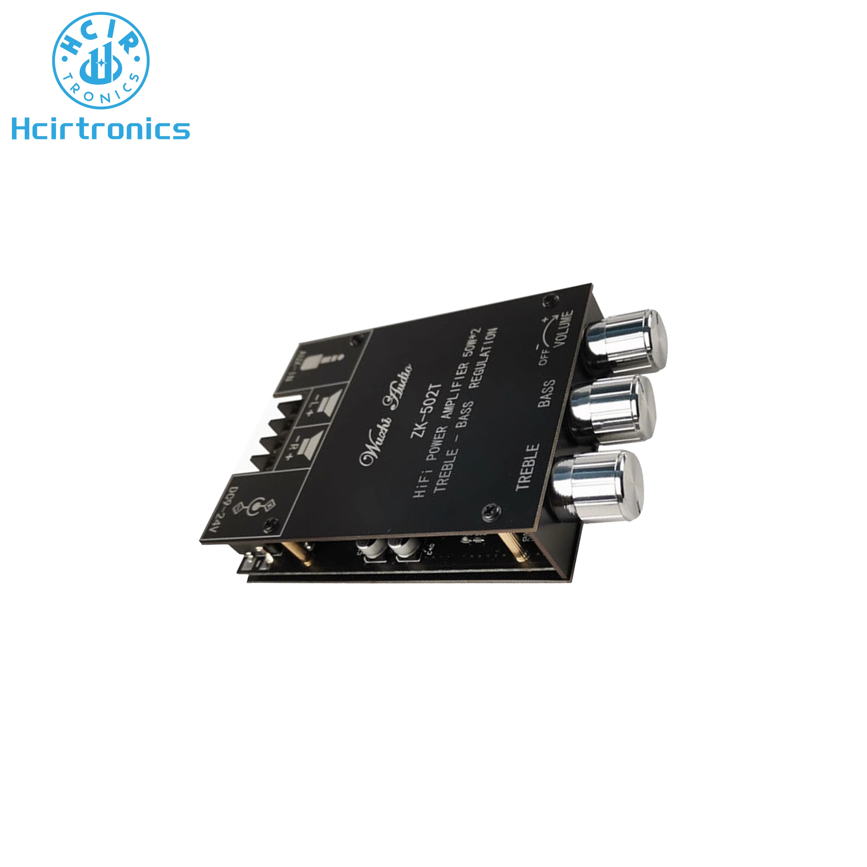 ZK-502T TPA3116D2 Плата усилителя басового сабвуфера 2 0 канала Мощность Аудио Стерео 50 Вт