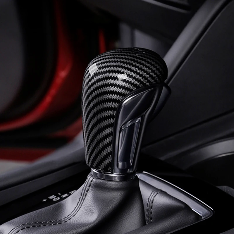 

Car Gear Shift KnobTrim Handle Sleeve Buttons Cover Interior Moulding For Mazda CX-50 CX50 CX 50 ABS Carbon Fibre/Red/Matte
