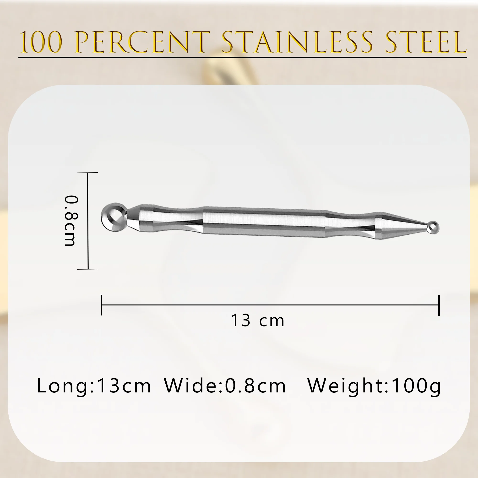 Ручка для акупрессуры из чистой меди