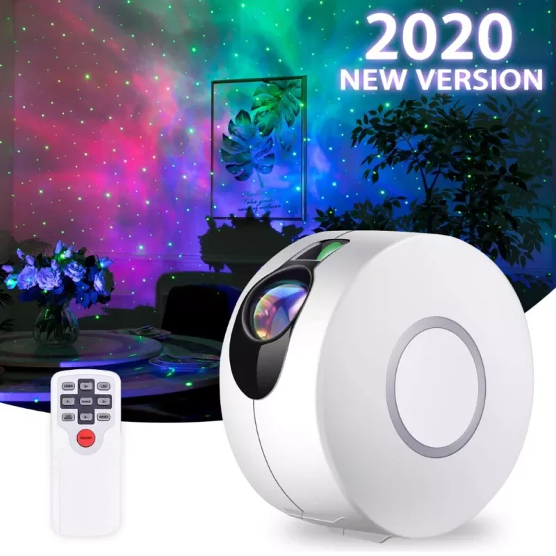 

LED Starry Sky Projector Light Starry Sky Water Pattern Light Atmosphere Light Stage Light Rotating Projector Light Night Light