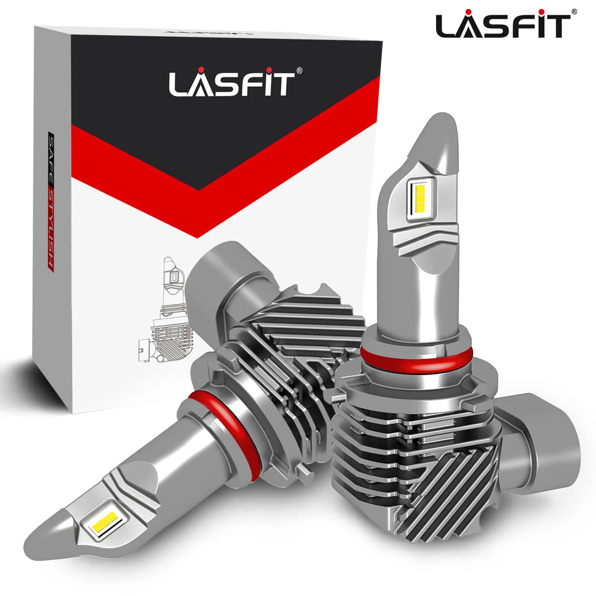 

2 pcs 9006 LED Headlight Bulbs HB4 Low Beam Fanless LED Car Bulbs 40W 4000LM 6000K Car Accessories