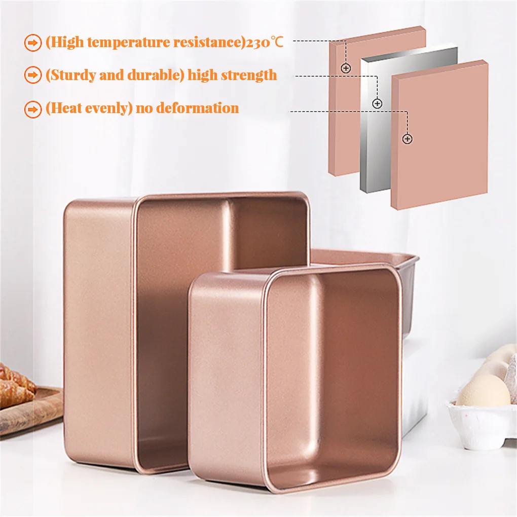 

6, 7, 8, 9 дюймов, форма для выпечки торта, квадратная антипригарная форма для чизкейков, термостойкая форма для печи, домашняя кухня, поднос для...