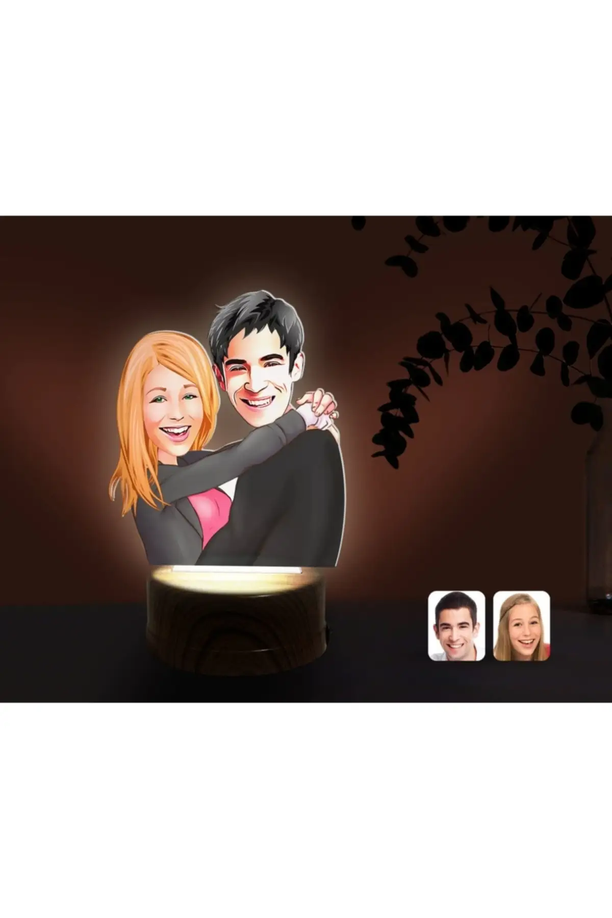 Personalized Valentine's Decorative 3d trinkets Led Illuminated Night Lamp-12