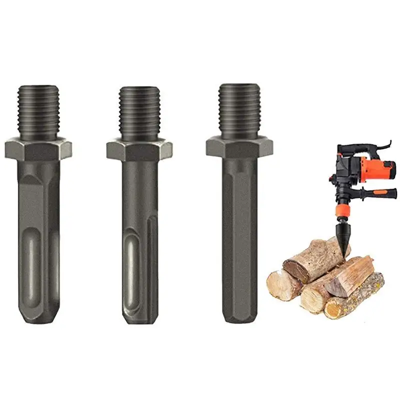 

Firewood Drill Shank Electric Drill Accessories Carbon Steel Wood Bit Splitter Replacement Log Drill Bit Breaker Shank