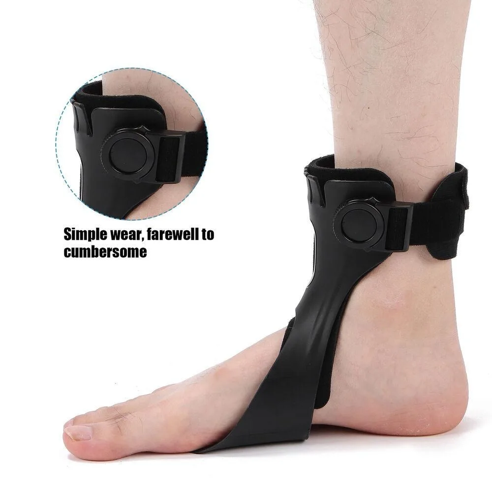 

Ankle Support Support L Ankle Foot Orthosis Spring Splint AFO Leaf Drop Foot Brace