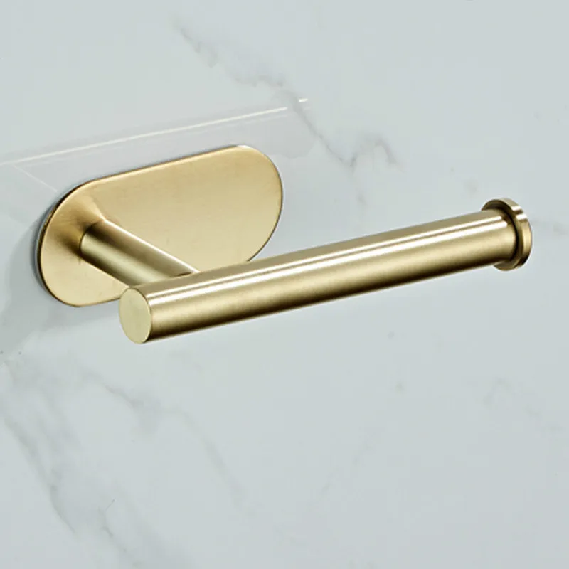 

Free Drill Tissue Holder 304 Stainless Steel Toilet Paper Holder Bathroom Hardware Accessories Toilet Roll Holder 4700