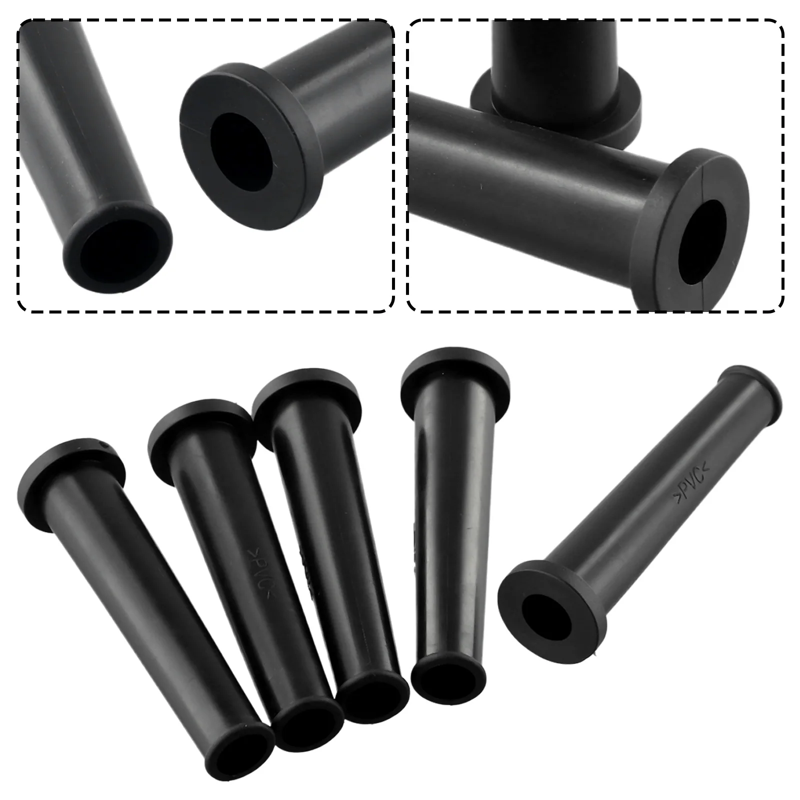 Защитный чехол для провода 10 12 мм 5 шт. черный защиты кабеля электроинструмента