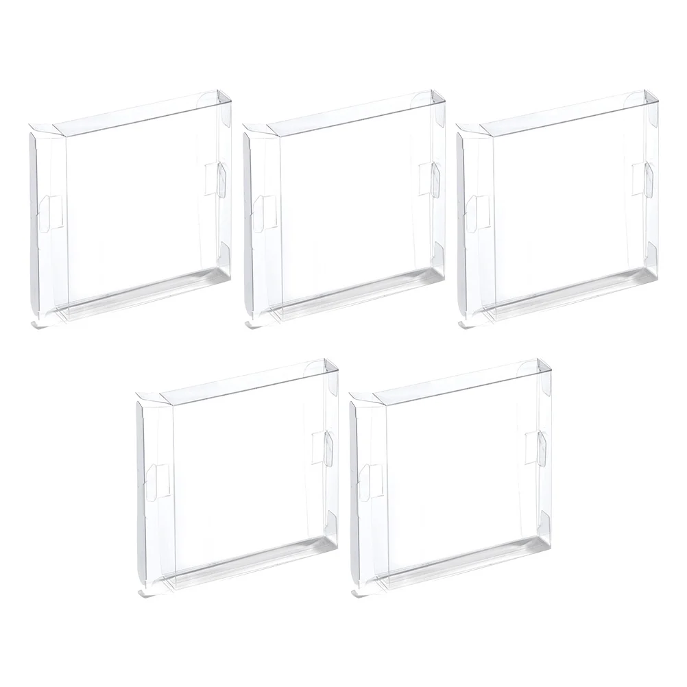 

5pcs Cartridge Box Case Transparent Portable Game Cartridge Case Storage Case Boxed Game Dust Cover