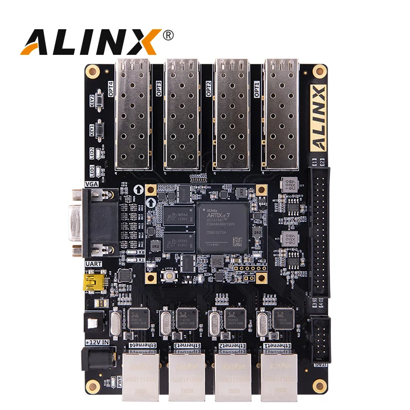 ALINX AX7101: XILINX Artix-7 XC7A100T Плата разработки FPGA A7 SoMs SFP Оценочные комплекты