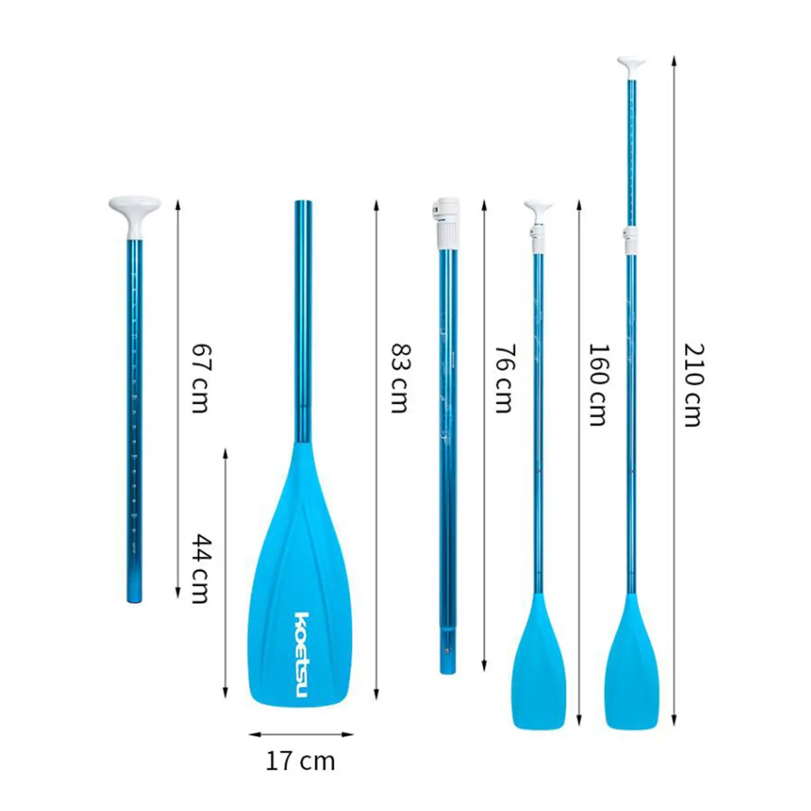 Весло для Каяка регулируемое легкое весло из сплава лодки серфинга гребли каноэ