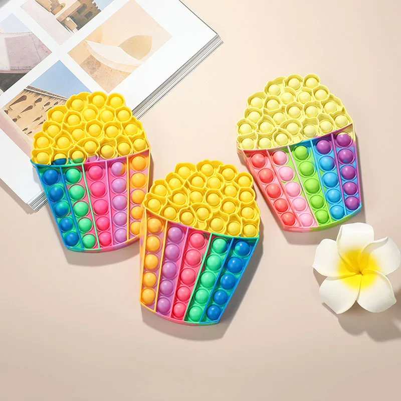 Головоломка с изображением попкорна развивающие игрушки пионец-грызунок