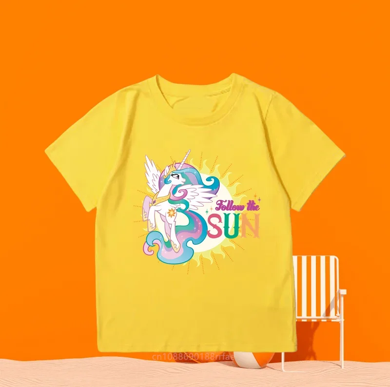 Детская Повседневная Футболка С Аниме-принтом Топ Короткими Рукавами И Круглым