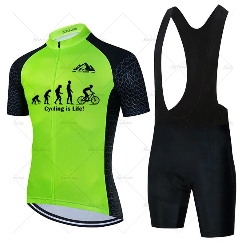 

2022 New Men Summer Ropa Ciclismo Cycling Jersey Set Breathable MTB Bicycle Cycling Clothing Mountain Bike Wear Clothes Maillot