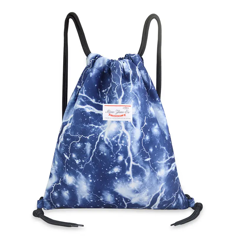 

Universal Printed Storage Bag Small Fresh Drawstring Backpack Waterproof Movement Lightweight Large Capacity Simple Shoulder Bag