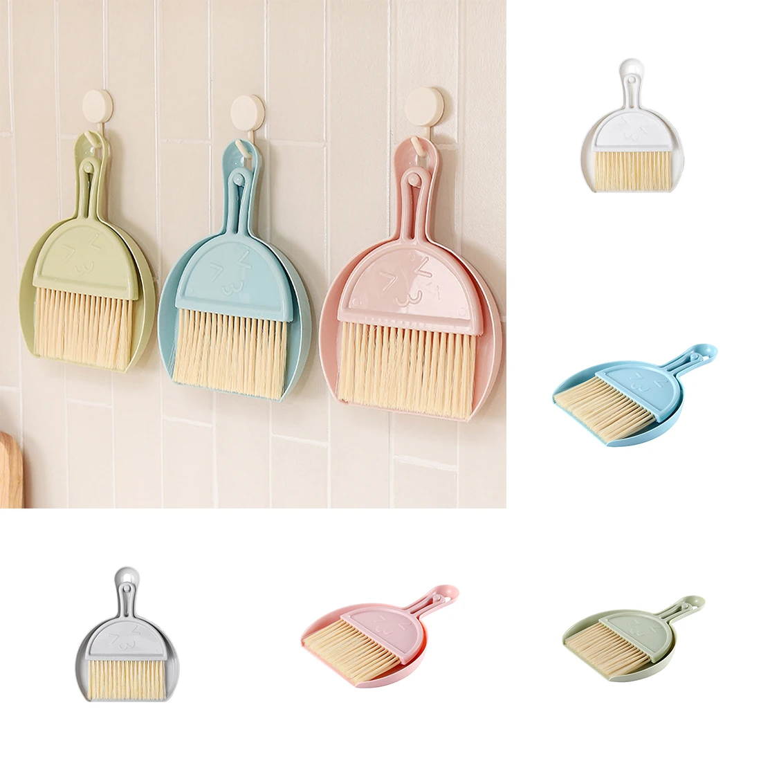 

Mini Cleaning Dustpan And Brush Set Small Broom Dustpans Desktop Sweeper Garbage Cleaning Shovel Table Household Cleaning Tools