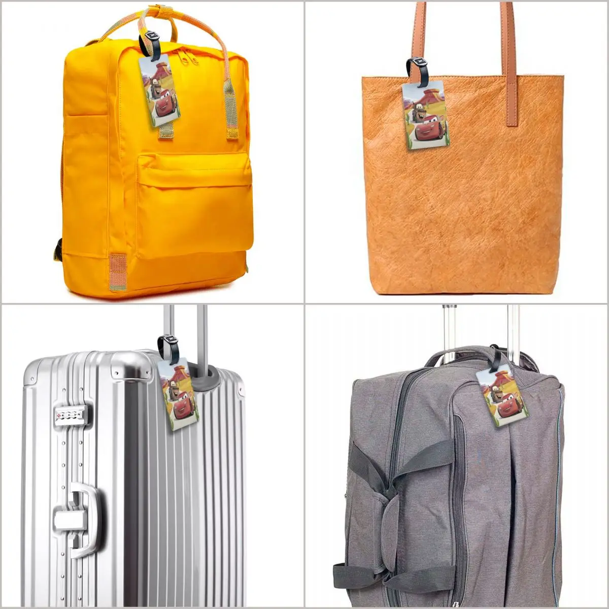 Персонализированная мультяшная бирка для багажа Pixar чемодана путешествий личная