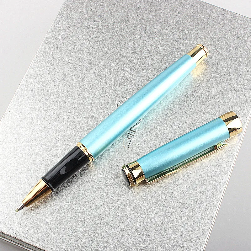 

Роскошная Высококачественная шариковая ручка 8021 с золотым зажимом, шариковая ручка руководителя, канцелярские принадлежности, деловой под...