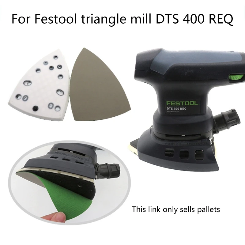 

Polishing Disc 7 Holes Triangular Hook and Loop Sanding Disc Fit for DTS 400-REQ