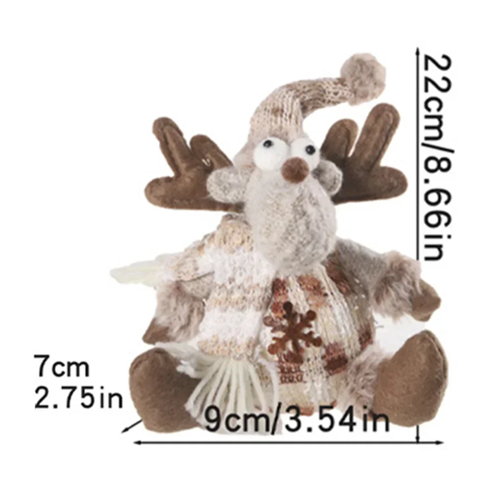 Удачи очарование Рождество искусственное украшение клетчатый шарф из