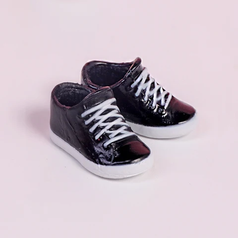 Пара кукольных туфель OB11 на шнуровке с высоким берцем, пластиковые туфли Ob11 1/12 Bjd Doll Gsc JK Shoes, аксессуары для кукол YMY, два цвета