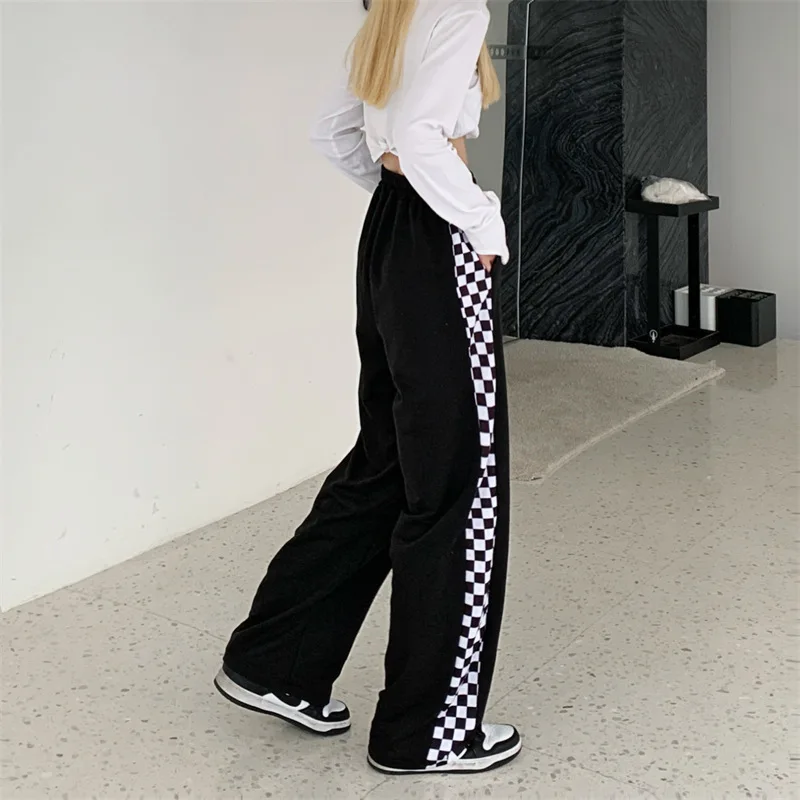 Брюки женские с широкими штанинами