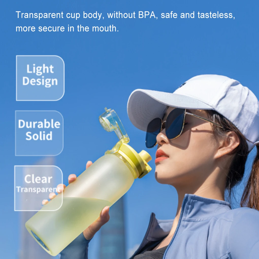 900ml Drink Cup Home Office Coffee Mug Outdoor Workout Camping Hiking Removable Tea Infuser Water Bottle Orange