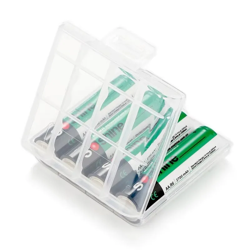 Soshine 16 шт. 1 2 В AA 2700 мАч Ni-Mh аккумуляторная батарея с 1000 циклом и батарейным блоком