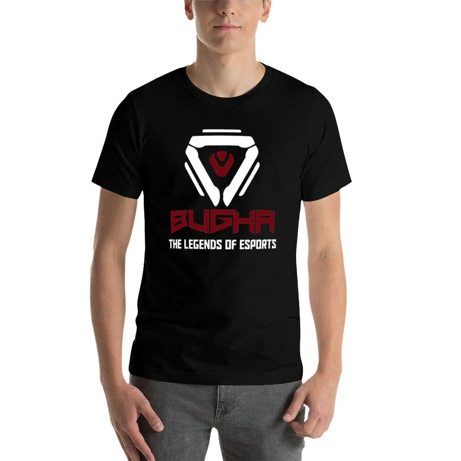Фото Футболка Team Bugha the Legend of Esports, незаменимая футболка, мужская футболка с рисунком, персонализированная футболка №3