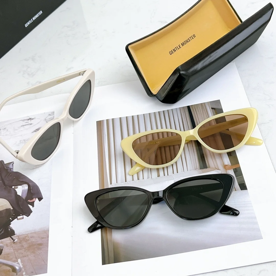 

2022 GM Latest New Women's Men Gentle Monster Sun Glasses CRELLA Uv Polarized Cat's Eye SunGlasses