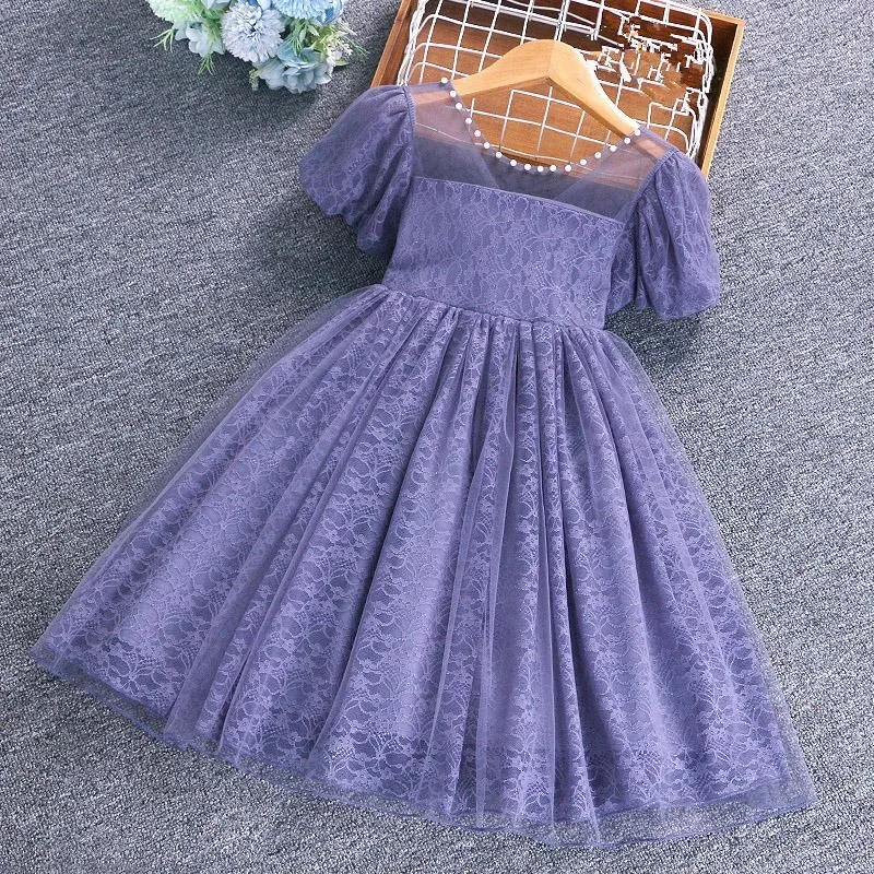 

Summer Toddler Party Princess Dress Girls Clothes Wedding Kids Dresses For Girls Ball Gown 2-8Years