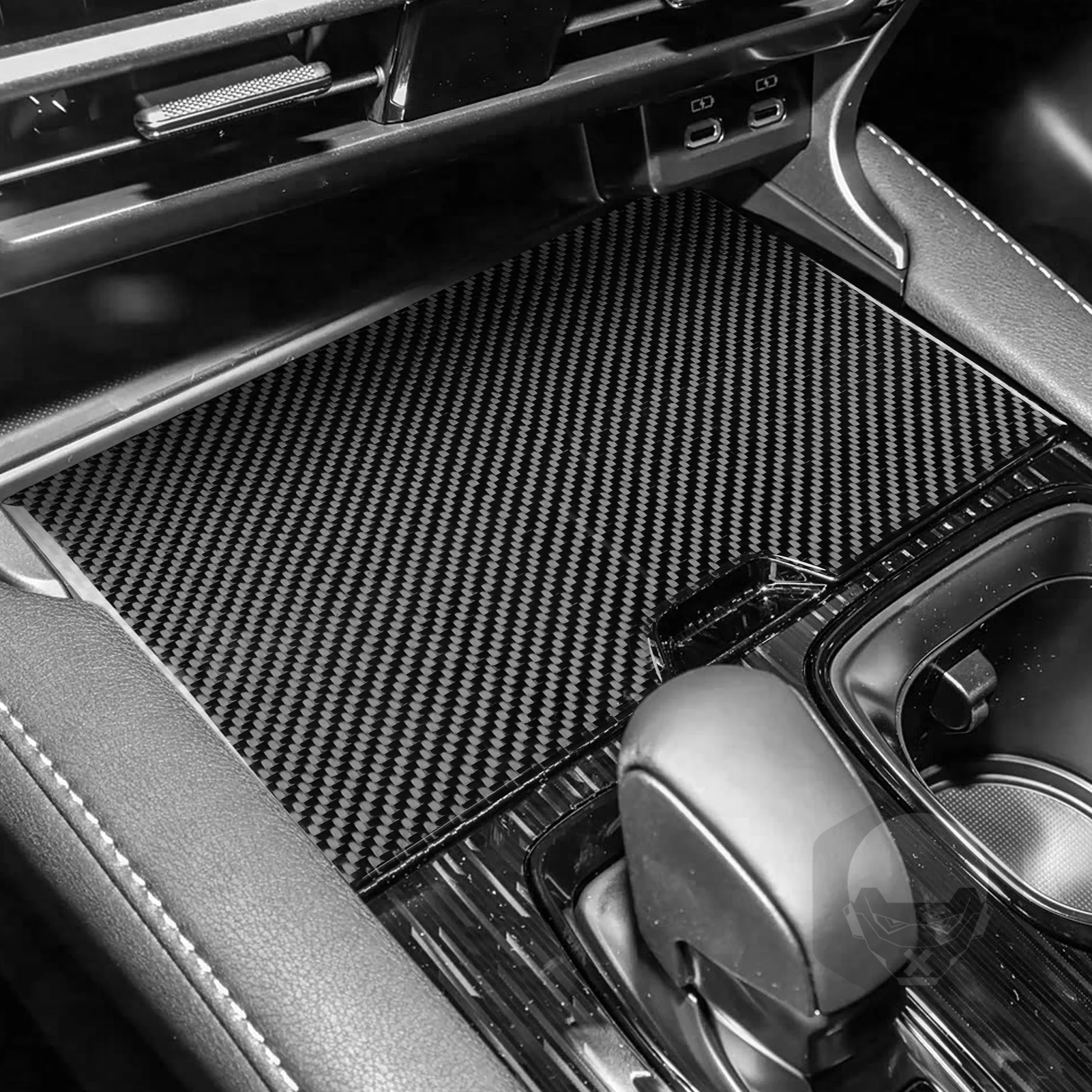 Фото Для Lexus RX 300 350h 500h 2023-2026 Центральная панель управления из углеродного волокна Автомобильные аксессуары Интерьерные декоративные наклейки №3